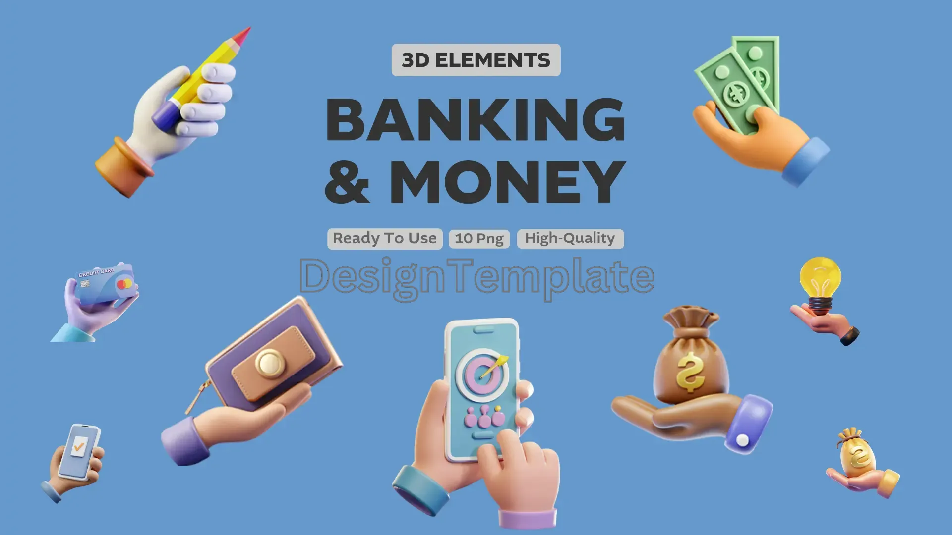 Fiscal Features Exquisite 3D Banking Elements image